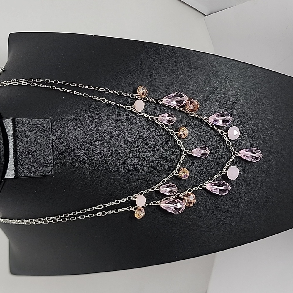Crystal Bib Statement Necklace
